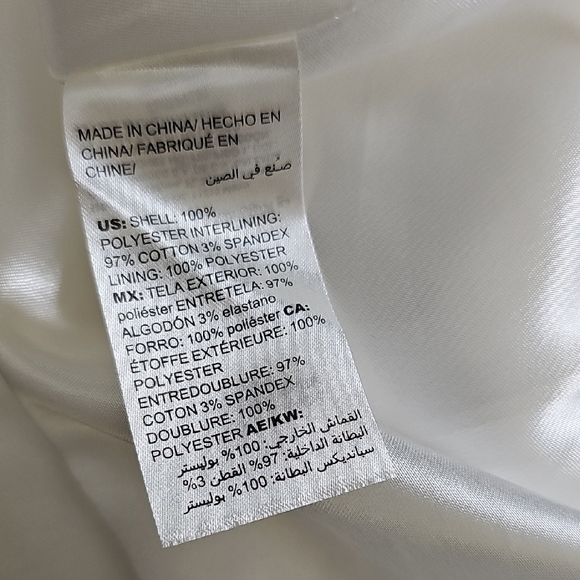 White House Black Market White Floral A-Line Skirt - Picture 11 of 12